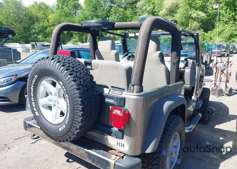 2005 Jeep Wrangler X из США, поврежденный, VIN 1J4FA39S15P305528